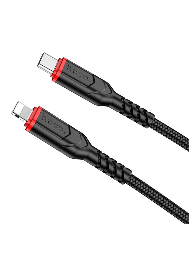 Hoco X59 Victory PD Fast Charging & Data Cable for iPhone (Lightning) – 2M Long, Power Delivery Support - Image 2